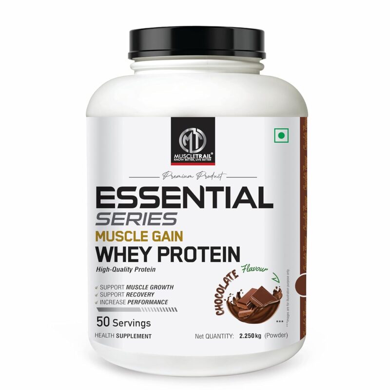 MuscleTrail Essential Series Muscle Gain Whey Protein