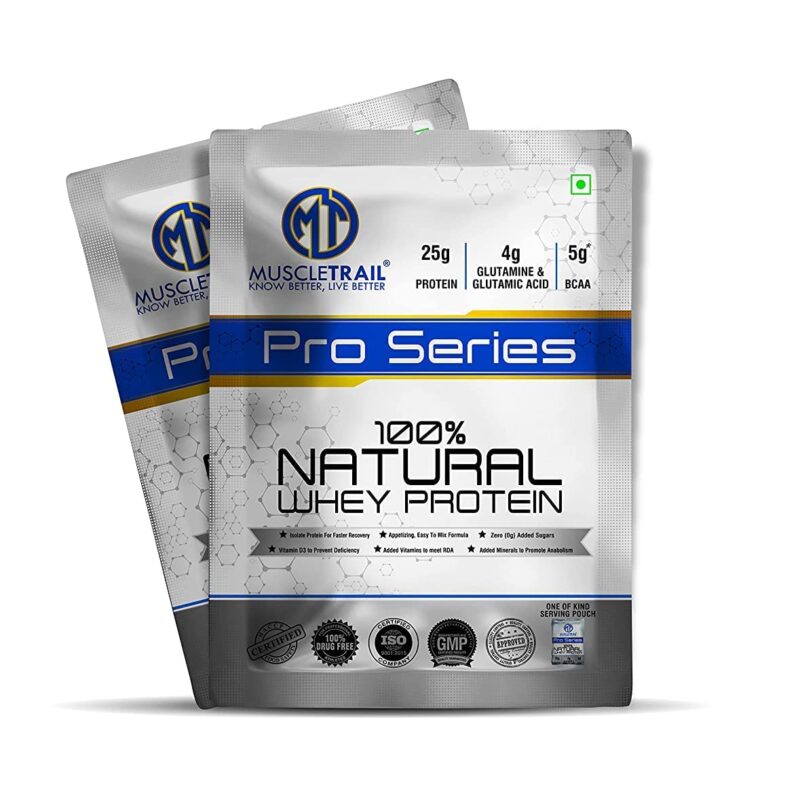 MuscleTrail Pro Series 100% Natural Whey Protein